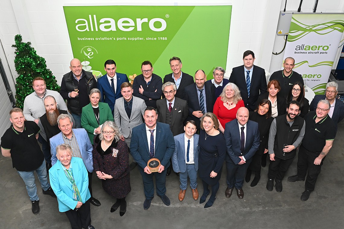 Alllaero presented with prestigious award