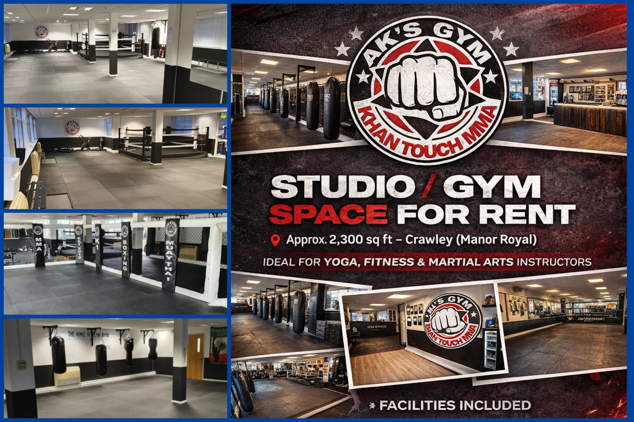 AK’s Gym - Studio or Gym space to rent