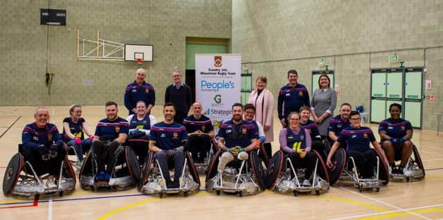 People's Partnership support local Wheelchair Rugby Club