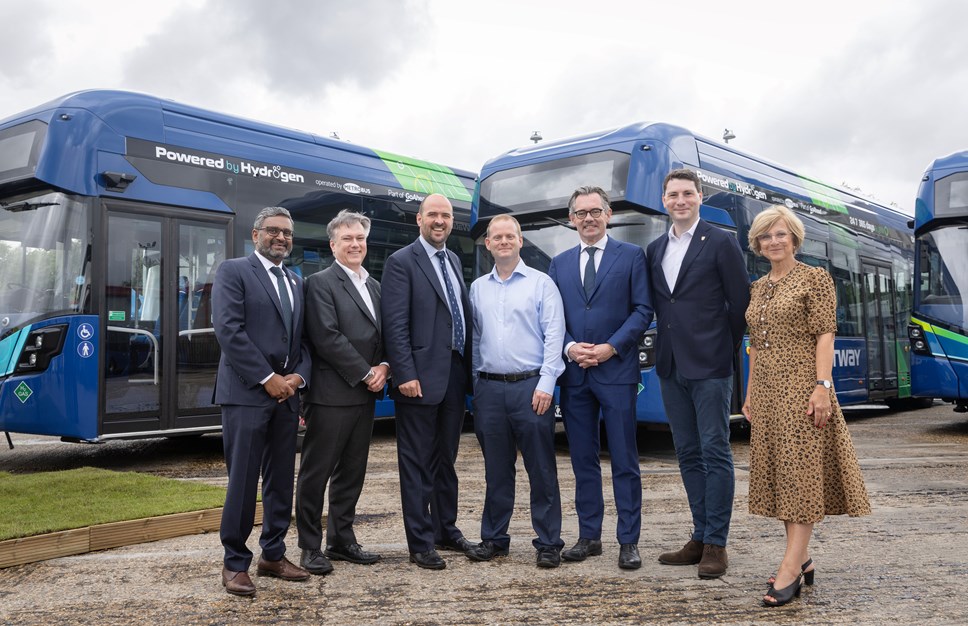 Pioneering fleet of hydrogen buses launched