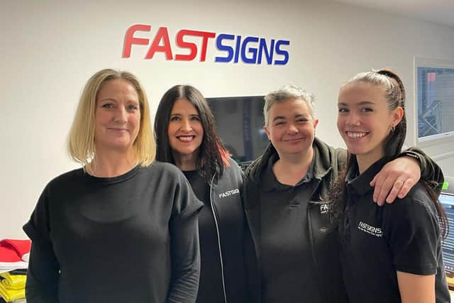 Double appointment at FASTSIGNS