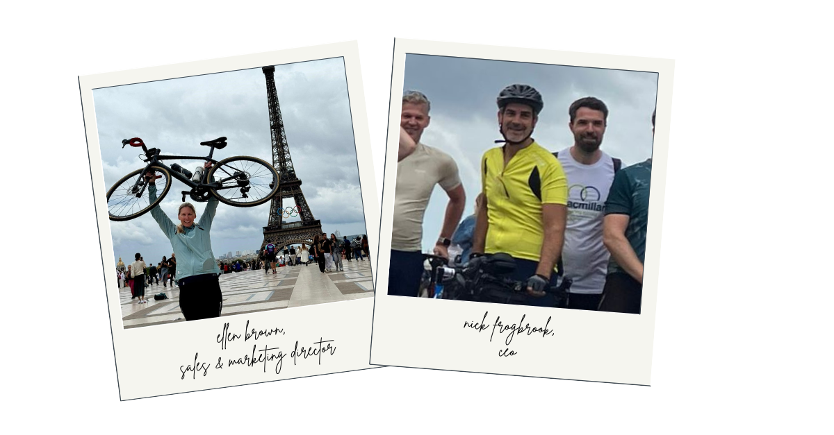 Blueleaf Care ride to Paris in aid of Macmillan 