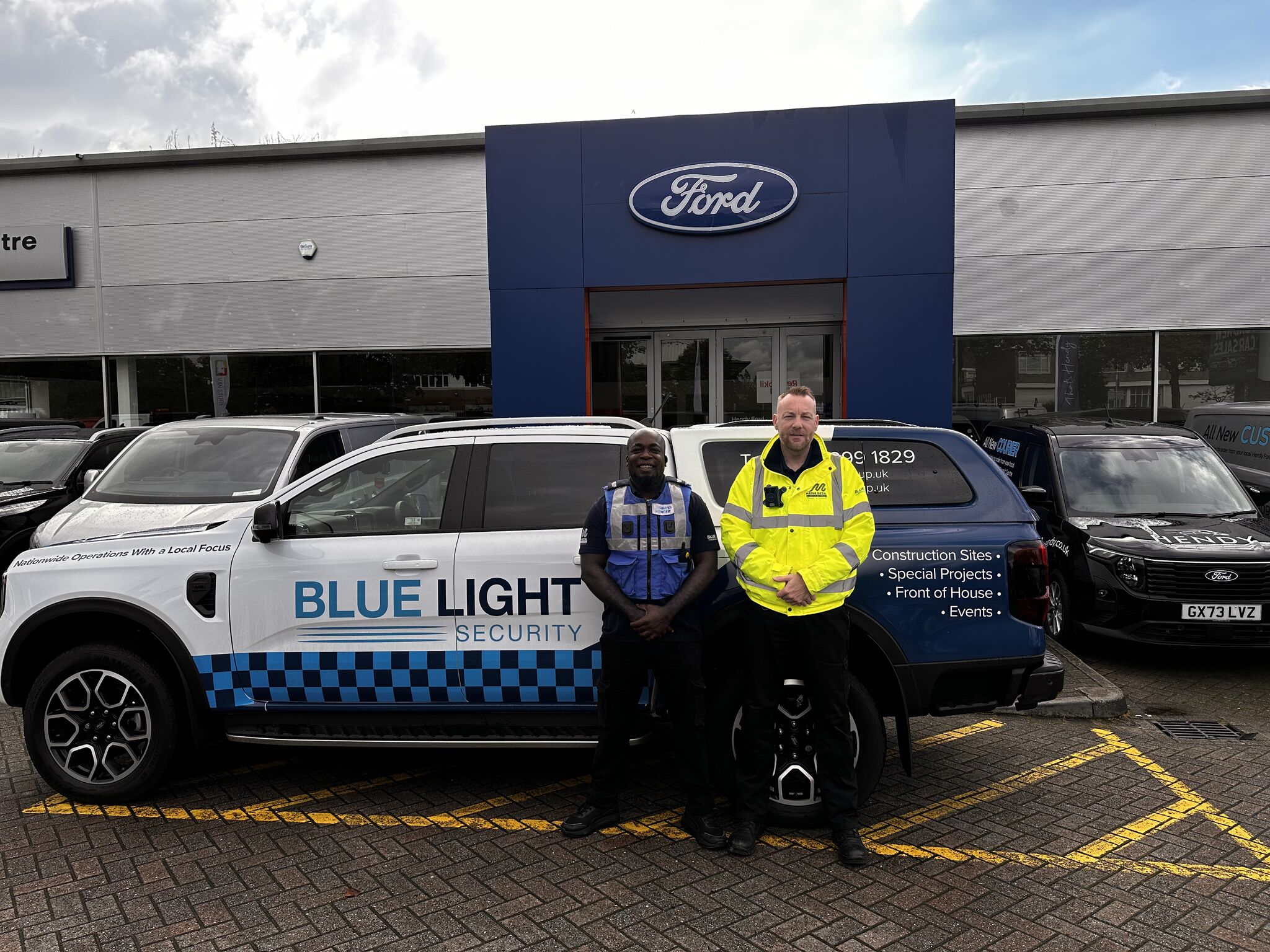 Blue Light Security Supporting Manor Royal companies