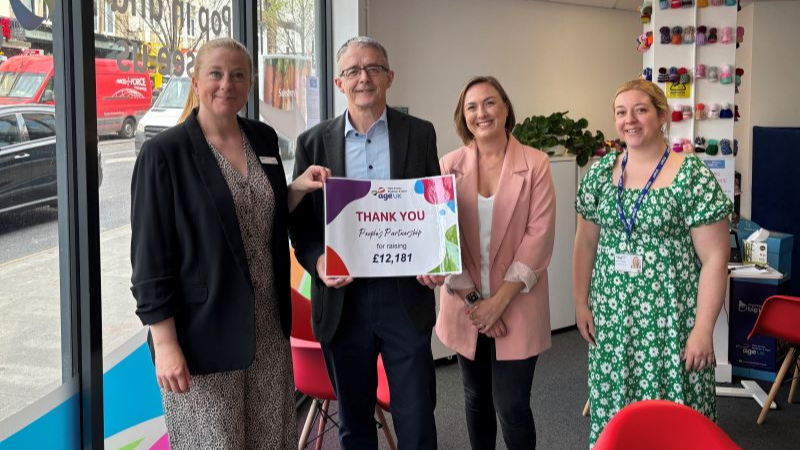 People’s Partnership Staff Raise Over £12,000