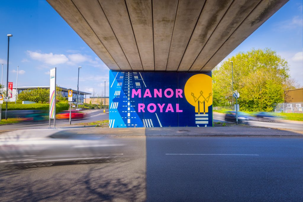 Gateway 1 (Hazelwick Flyover) Mural
